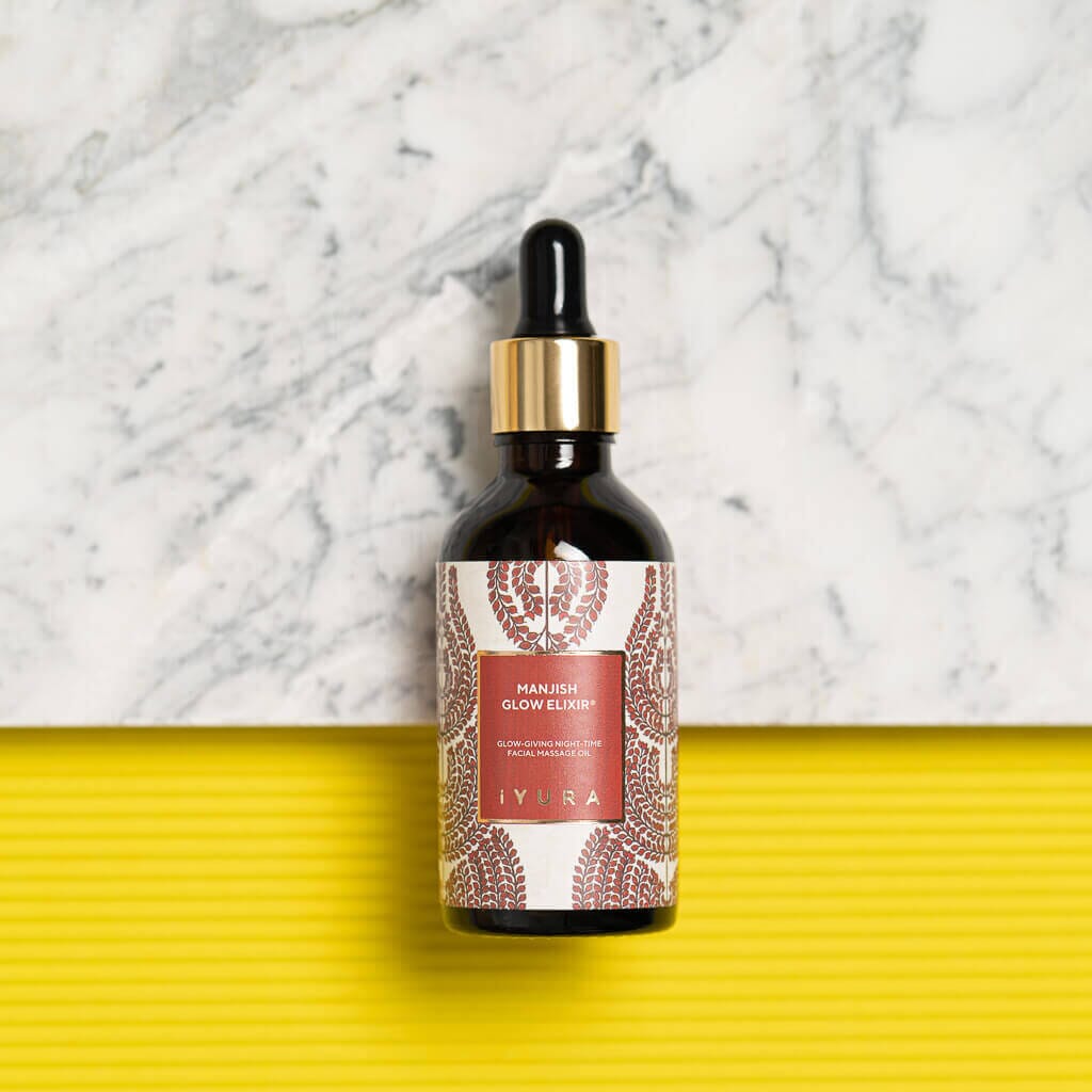 Manjish Glow Elixir : Ayurvedic Night-Time Face Oil - Natural Moisturizer for Healthy Skin