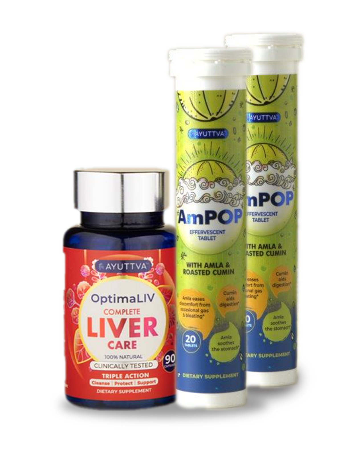 OptimaLIV & AmPOP Liver & Gut Wellness Duo