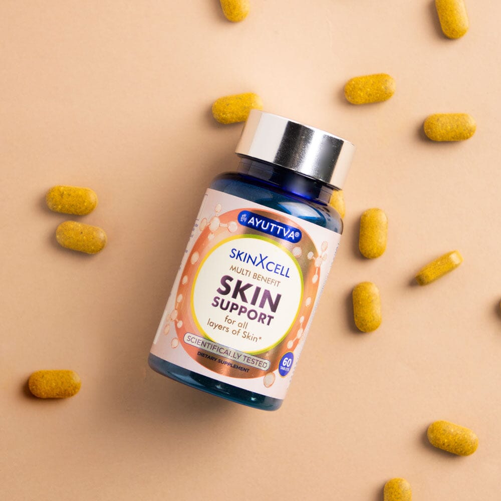 SkinXcell - Multi Benefit Skin Support For ALL Layers | VEGAN Collagen Booster