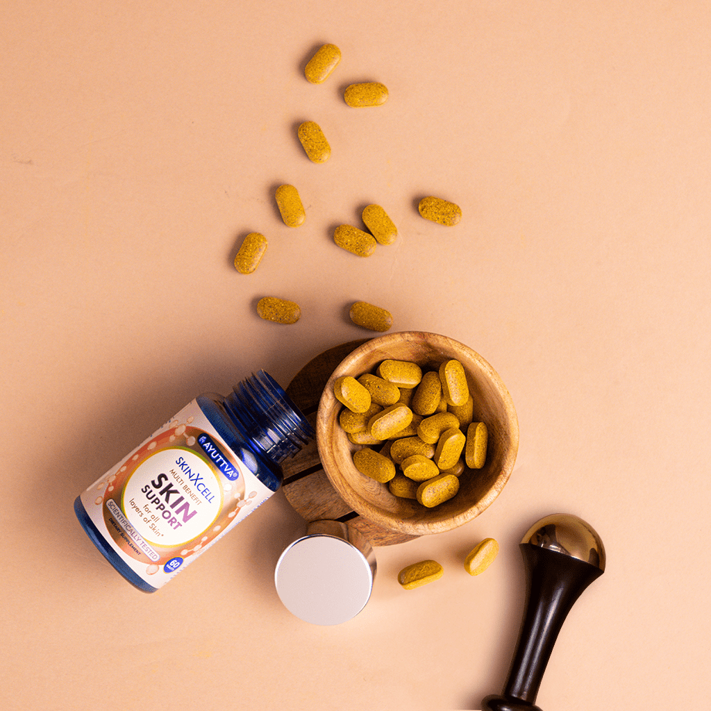 SkinXcell - Multi Benefit Skin Support For ALL Layers | VEGAN Collagen Booster
