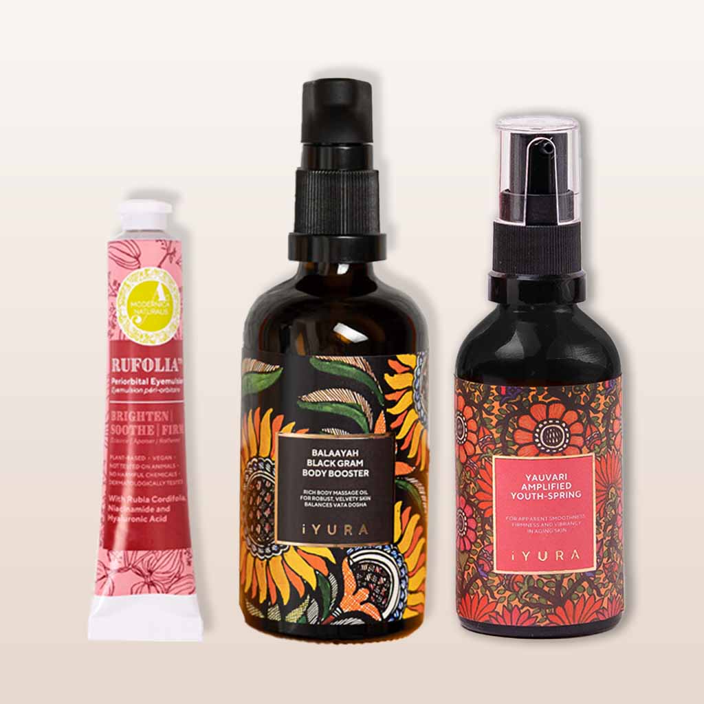 The Premium Bestsellers Bundle - Targeted, Gentle & Effective Natural Skincare for delicate, mature, thinning, aging skin