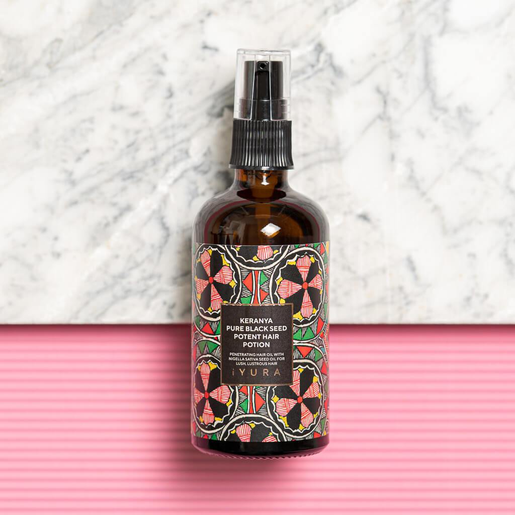 iYURA Keranya Pure Black Seed Potent Hair Potion - Award-Winning Hair Treatment