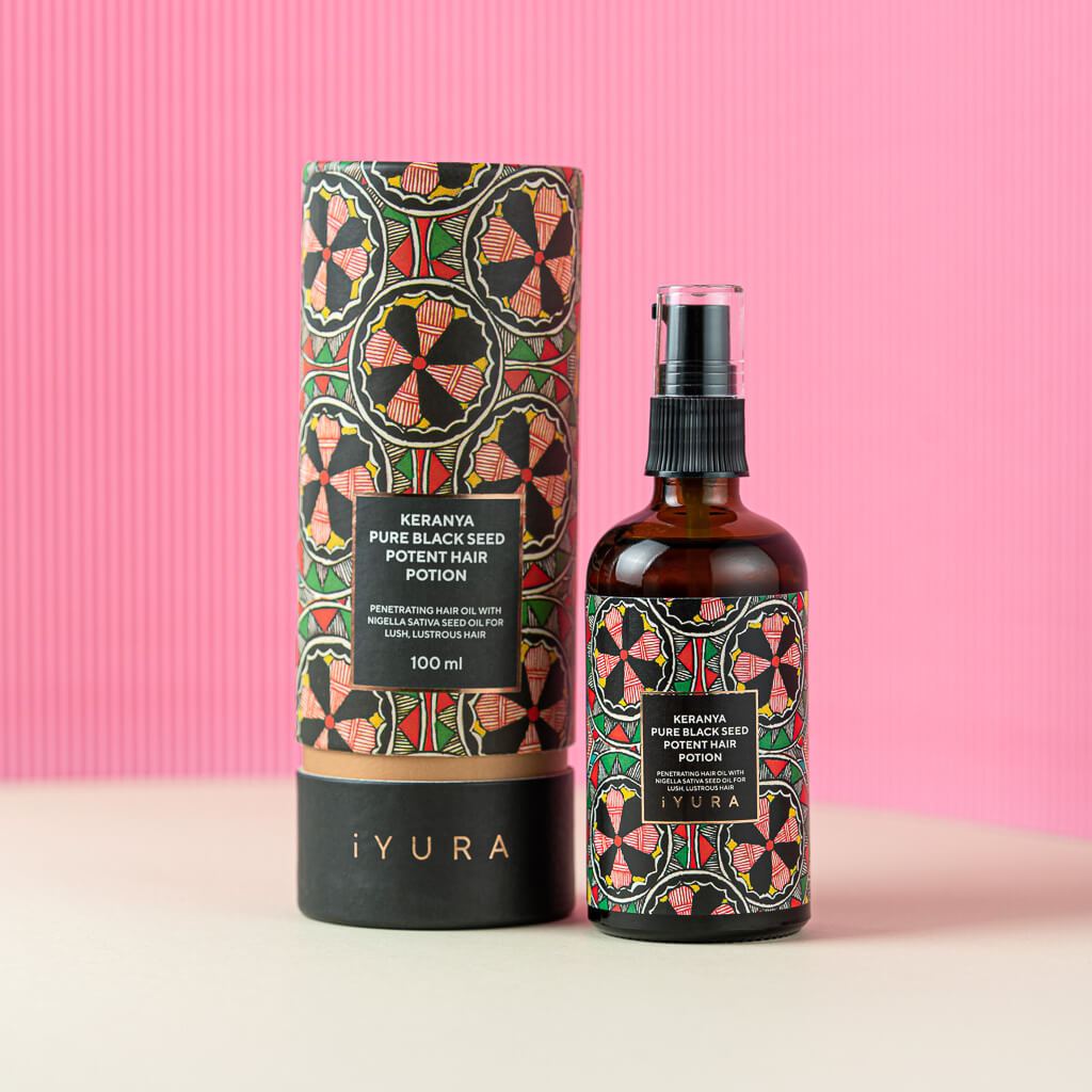 iYURA Keranya Pure Black Seed Potent Hair Potion - Award-Winning Hair Treatment