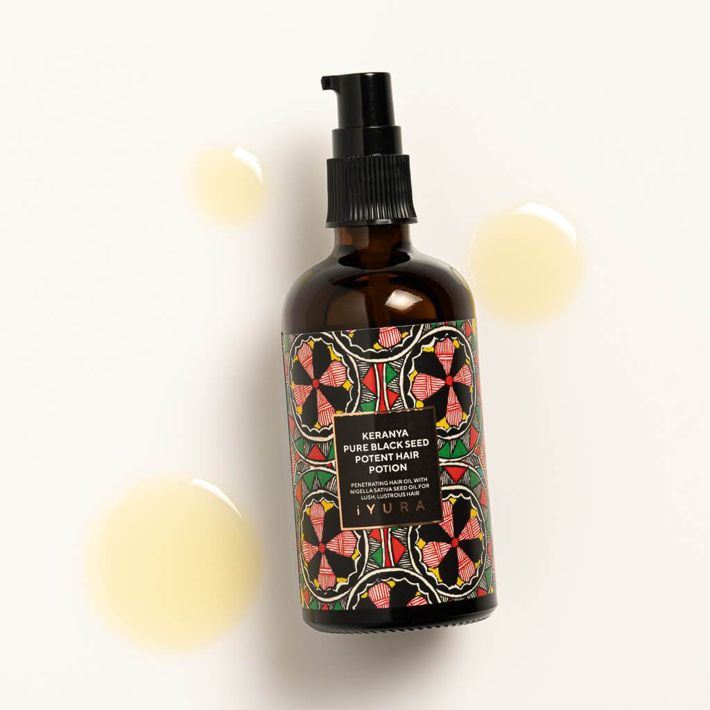 iYURA Keranya Pure Black Seed Potent Hair Potion - Award-Winning Hair Treatment