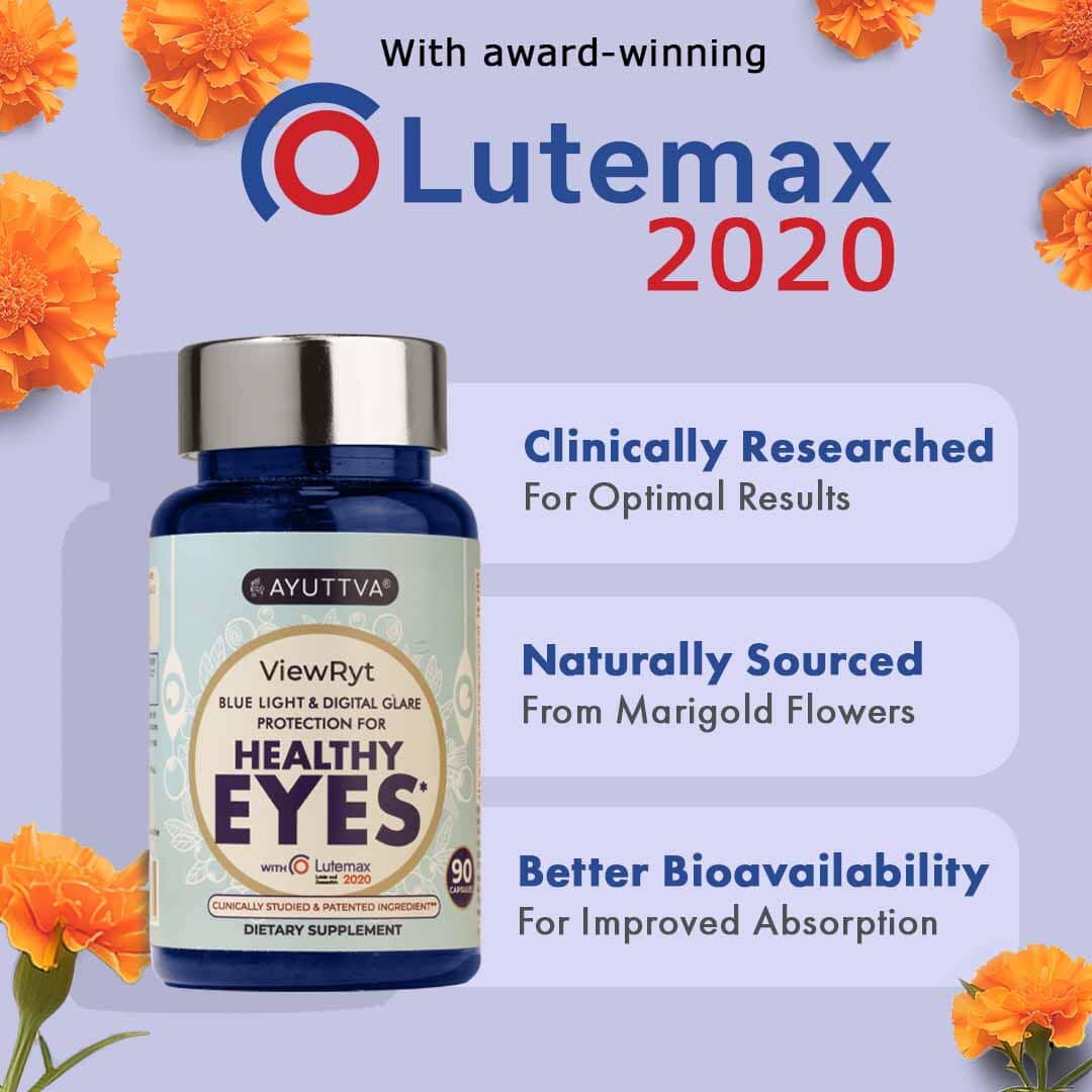 ViewRyt – Botanical Supplement - Clinically Proven Lutemax2020 for Healthy Eyes