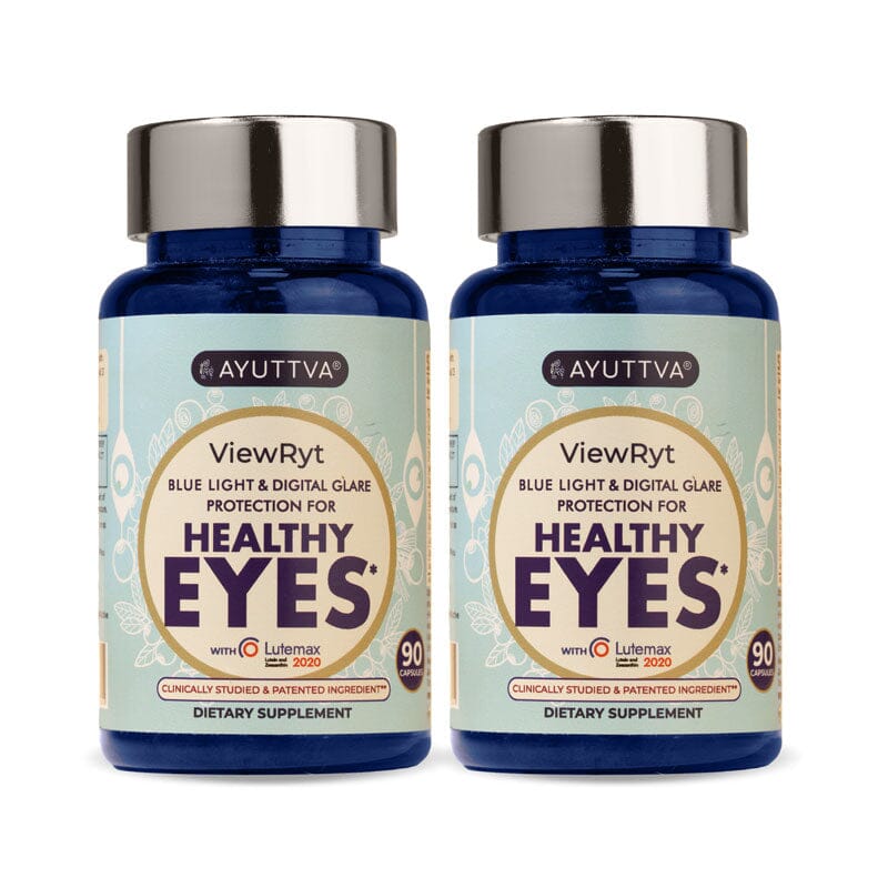 ViewRyt – Botanical Supplement with Clinically Proven Lutemax2020 for Healthy Eyes - Pack of 2