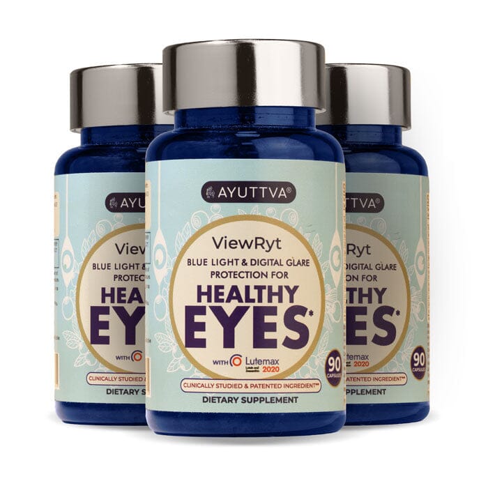 ViewRyt – Botanical Supplement with Clinically Proven Lutemax2020 for Healthy Eyes - Pack of 3