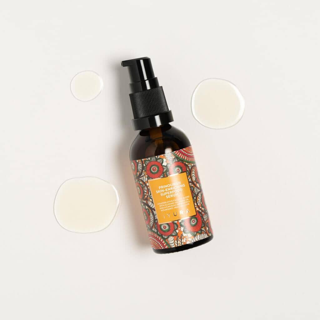 Prinourish Skin-Enriching Superfood Serum | With Almond Oil, Olive Oil, Turmeric, Mango and More Ayurvedic Herbs
