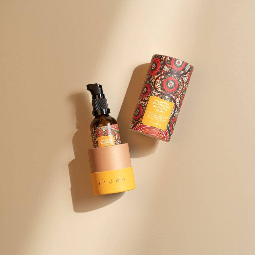 Prinourish Skin-Enriching Superfood Serum | With Almond Oil, Olive Oil, Turmeric, Mango and More Ayurvedic Herbs