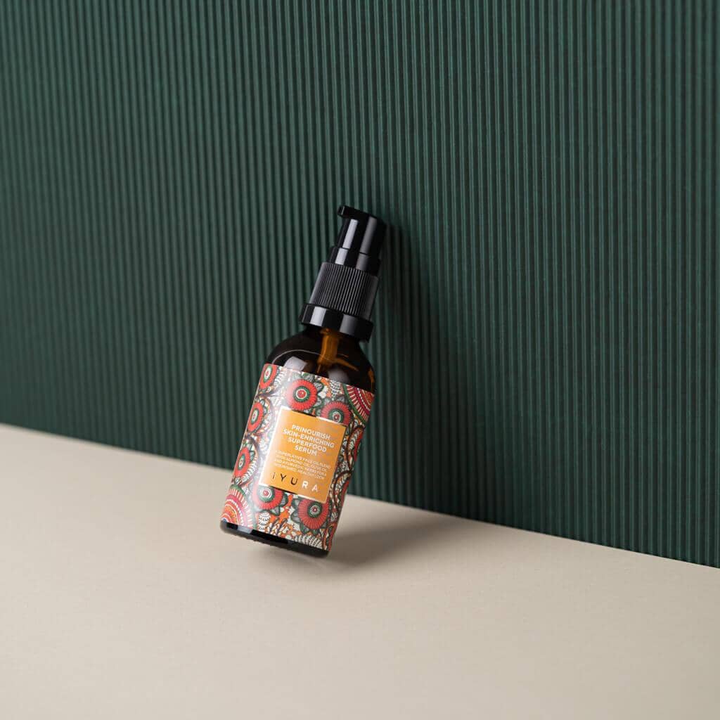 Prinourish Skin-Enriching Superfood Serum | With Almond Oil, Olive Oil, Turmeric, Mango and More Ayurvedic Herbs