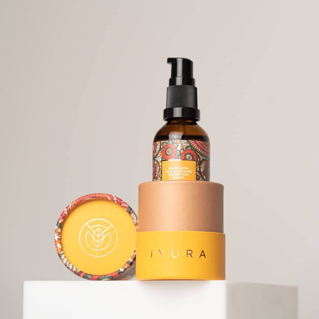 Prinourish Skin-Enriching Superfood Serum | With Almond Oil, Olive Oil, Turmeric, Mango and More Ayurvedic Herbs