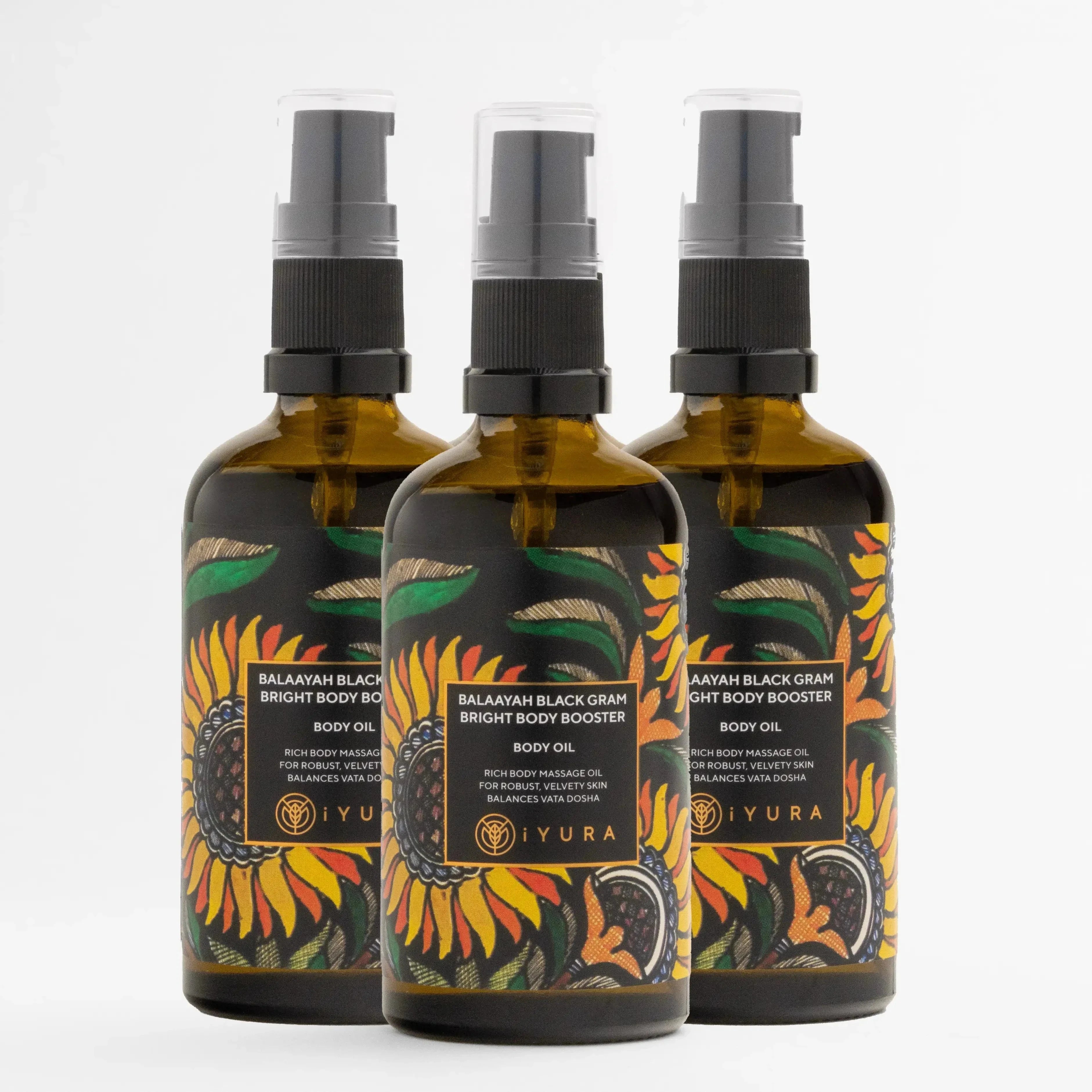 🎁 Balaayah Black Gram Bright Body Booster - Bestselling Firming Body Oil for Mature, Aging Skin - Pack of 3 (30% off)