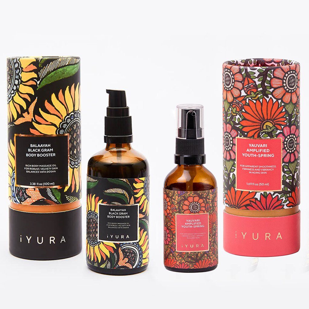 Black Gram Face & Body Duo - Best Moisturizers for Dry Skin, Aging Skin and Mature Skin - Natural Skincare for Glowing Skin