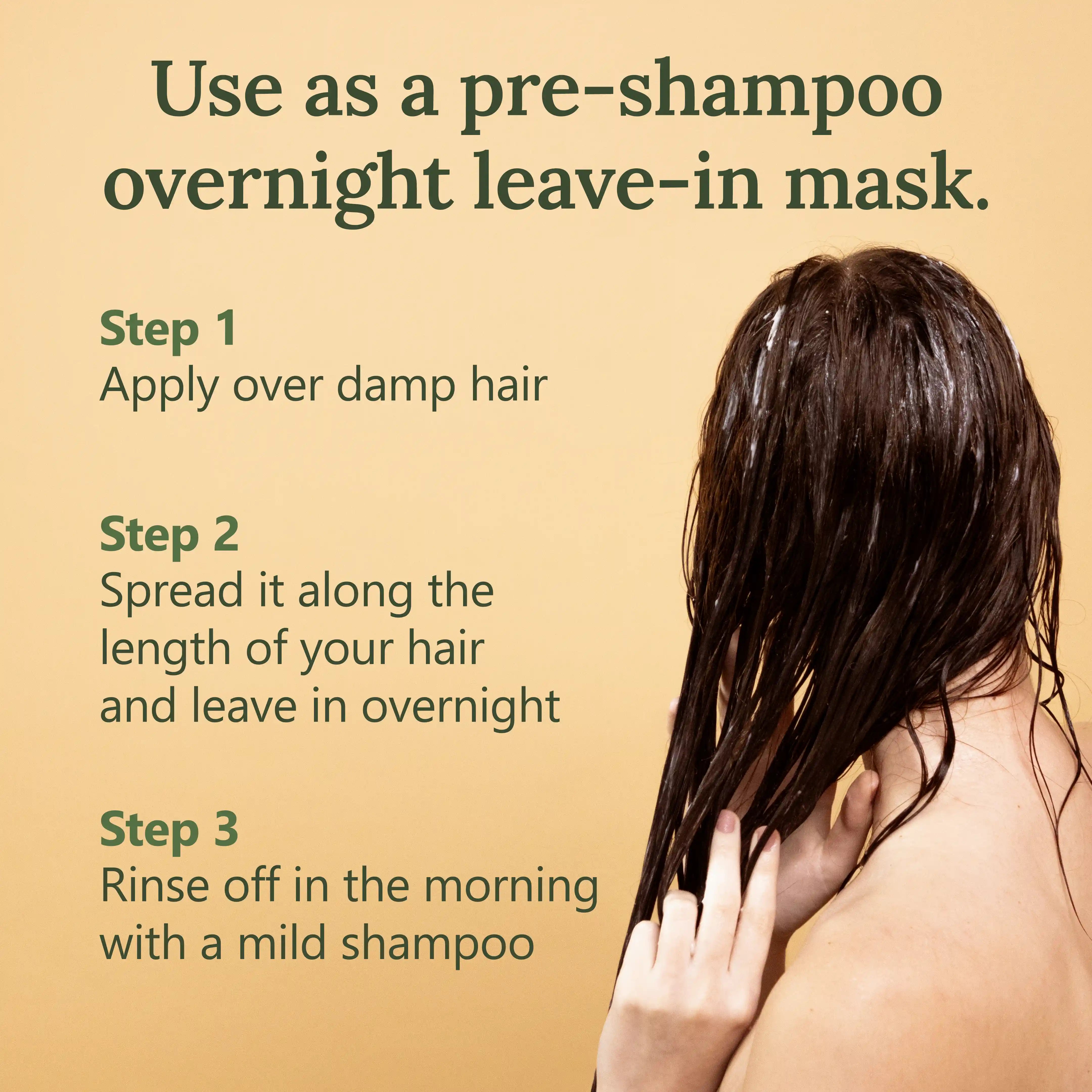 Soft-O-More Pre-Wash Hair Mask – Smooths, Softens, and Unfrizzes the look of Dry, Dull, Aging Hair – Revolutionary Formula with Moringa and Black Gram – Best Pre-Shampoo Hair Mask For Mature Hair