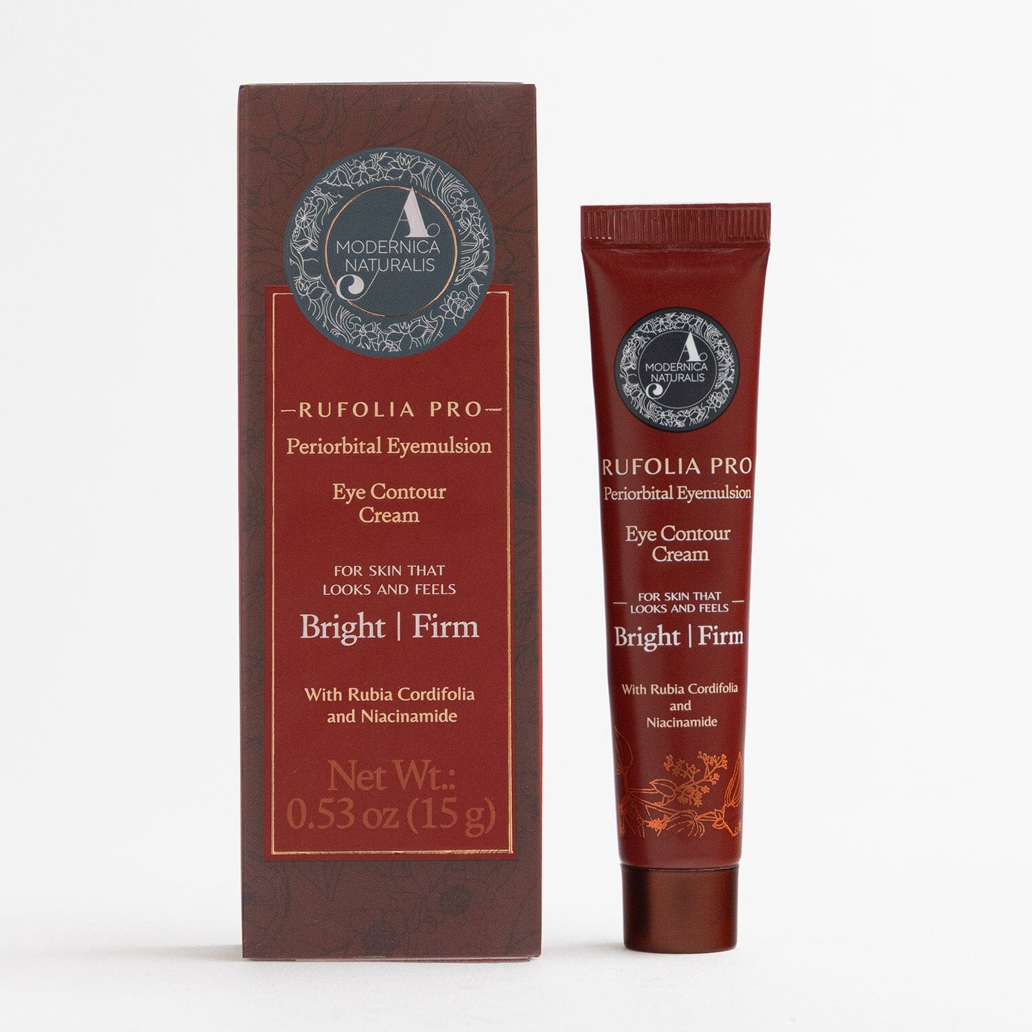 Rufolia PRO Periorbital Eyemulsion - Eye Contour Cream – Brighten, Firm and Moisturize Under-Eyes – New Formula with Manjistha, Aloe Vera, Lotus, and Niacinamide – Best Under-Eye Cream – With Clinically Tested Ingredients