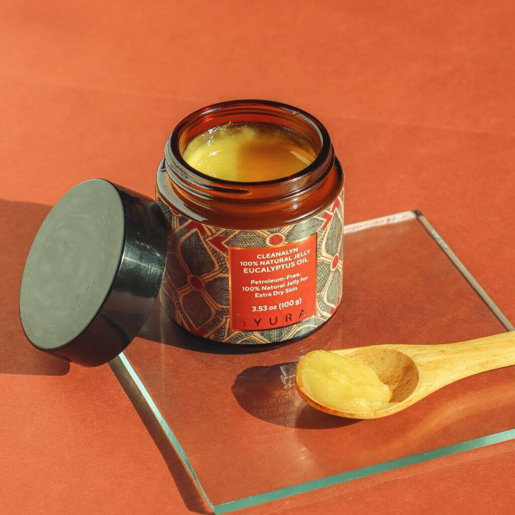 Cleanalyn Natural Jelly: Eucalyptus - Petroleum-Free, 100% Natural Jelly for Extra Dry Skin