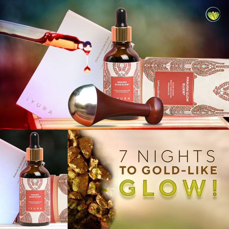 Kansa Wand for Face & Body with Manjish Glow Elixir