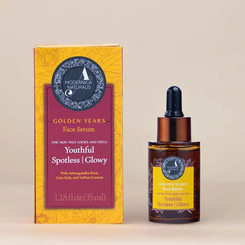Golden Years - Face Serum For Age Spots, Clear Complexion & Unwrinkled-Appearance