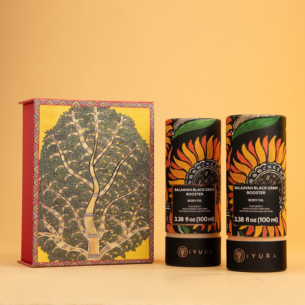 Balaayah Black Gram Body Booster - For Dry, Saggy, Crepey, Mature Skin - Pack of 2