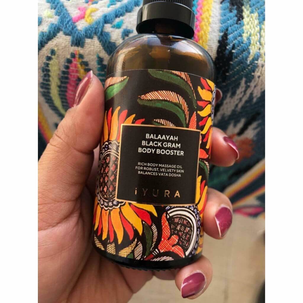Balaayah Black Gram Body Booster: Body Massage Oil for Dry, Aging Skin | In 5 Different Indulging Aromas!