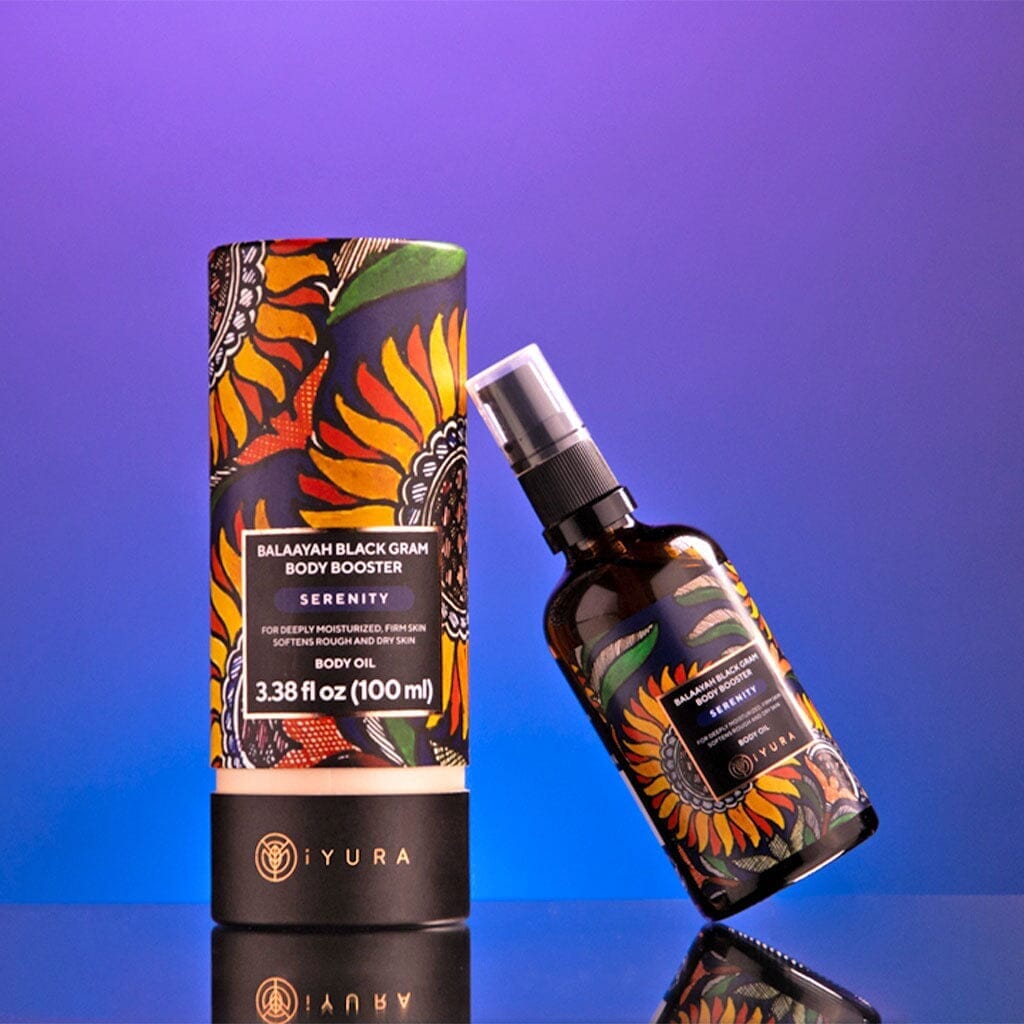 Balaayah Black Gram Body Booster: Body Massage Oil for Dry, Aging Skin | In 5 Different Indulging Aromas!