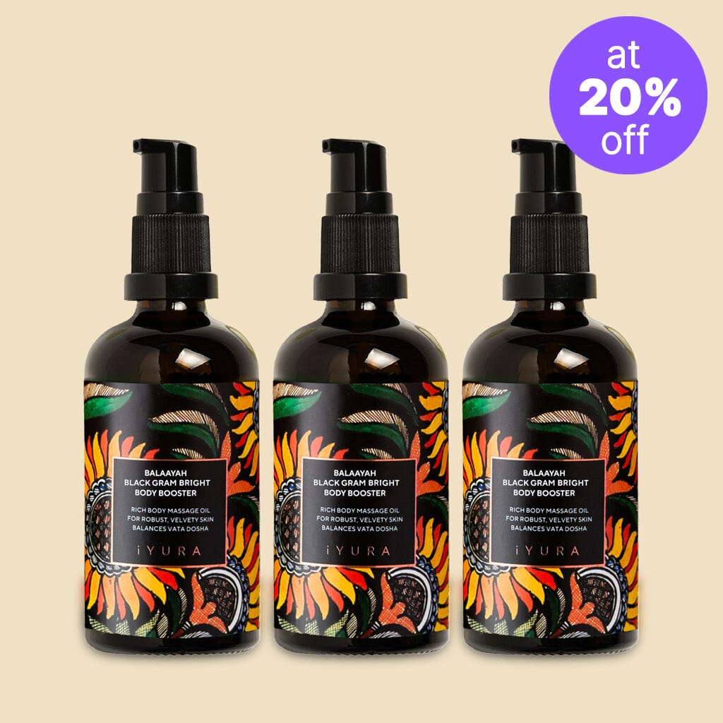 Balaayah Black Gram Bright Body Booster | With Sweet & Citrusy Aroma of Jasmine, Cardamom, Orange and Lemongrass