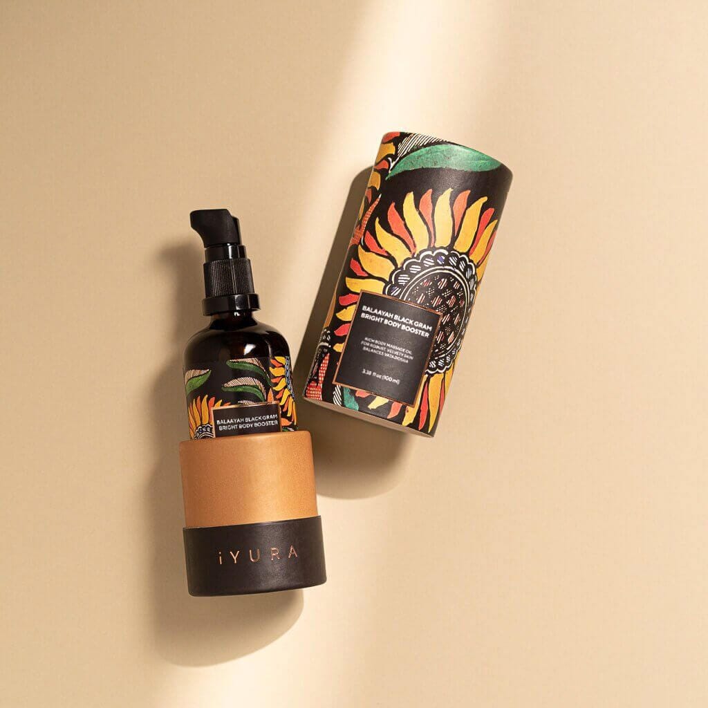 Balaayah Black Gram Bright Body Booster | With Sweet & Citrusy Aroma of Jasmine, Cardamom, Orange and Lemongrass
