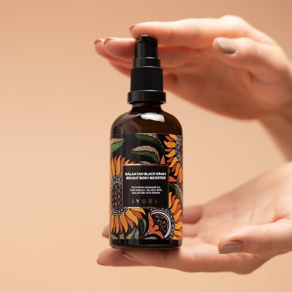 Balaayah Black Gram Bright Body Booster | With Sweet & Citrusy Aroma of Jasmine, Cardamom, Orange and Lemongrass