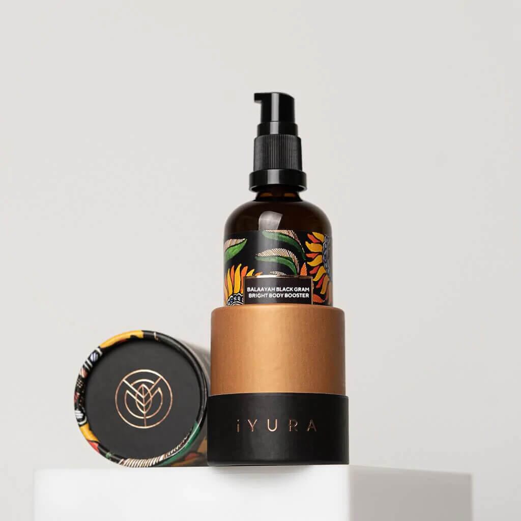 Balaayah Black Gram Bright Body Booster | With Sweet & Citrusy Aroma of Jasmine, Cardamom, Orange and Lemongrass |