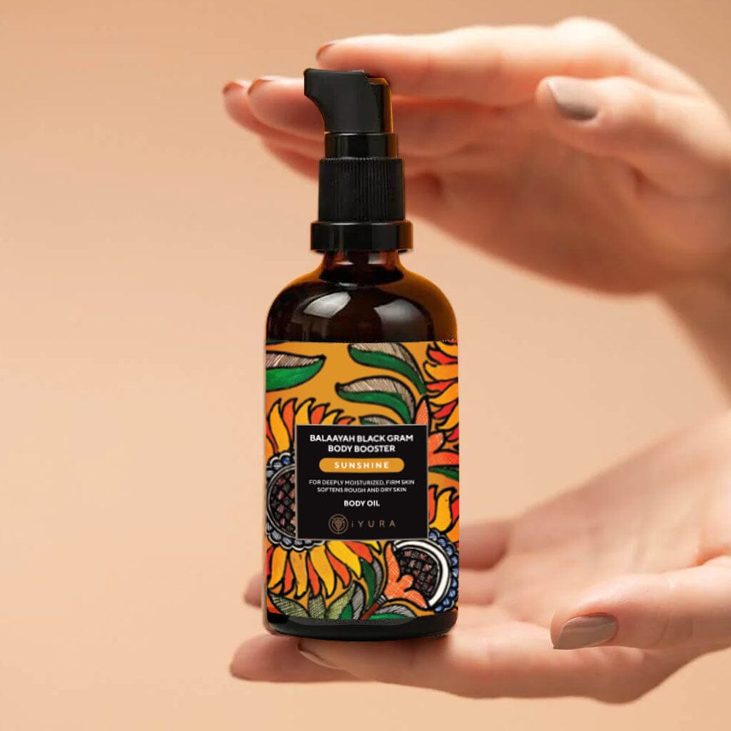 Black Gram Face & Body Duo With Sunshine Blend - Best Ayurvedic Moisturizers for Dry Skin