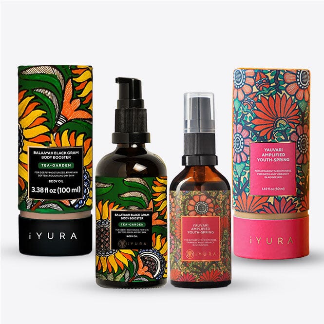 Black Gram Face & Body Duo With Tea-Garden Blend - Best Ayurvedic Moisturizers for Dry Skin
